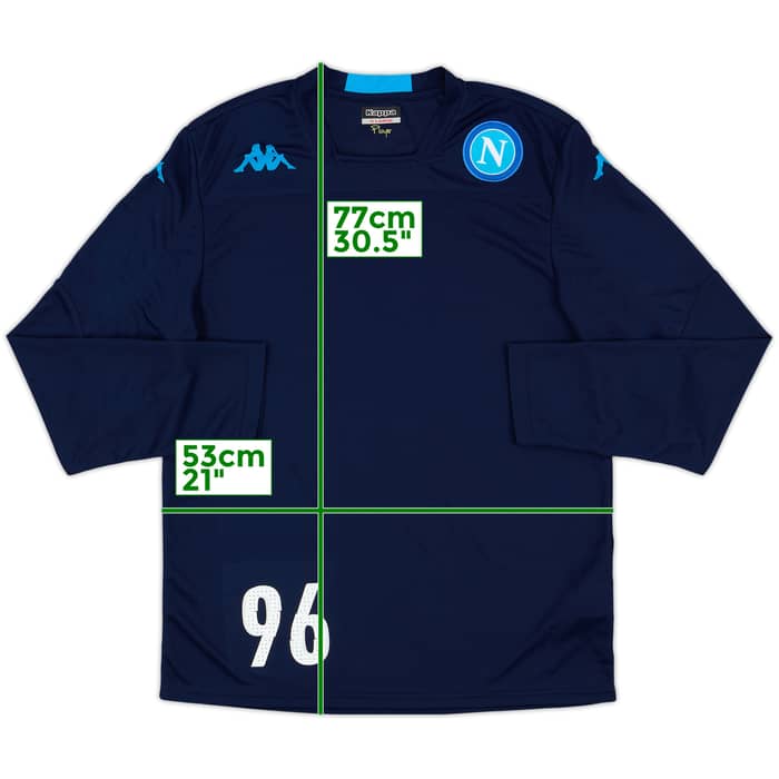 2017-18 Napoli Kappa Player Issue Sweat Top #96 - 10/10 - (XL)