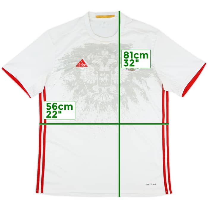 2016-17 Russia Away Shirt - 7/10 - (XL)
