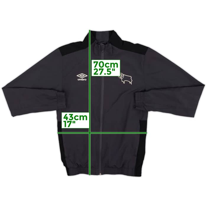2015-16 Derby County Umbro Track Jacket - 8/10 - (S)