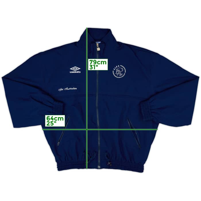 1995-96 Ajax Umbro Track Jacket - 8/10 - (L)