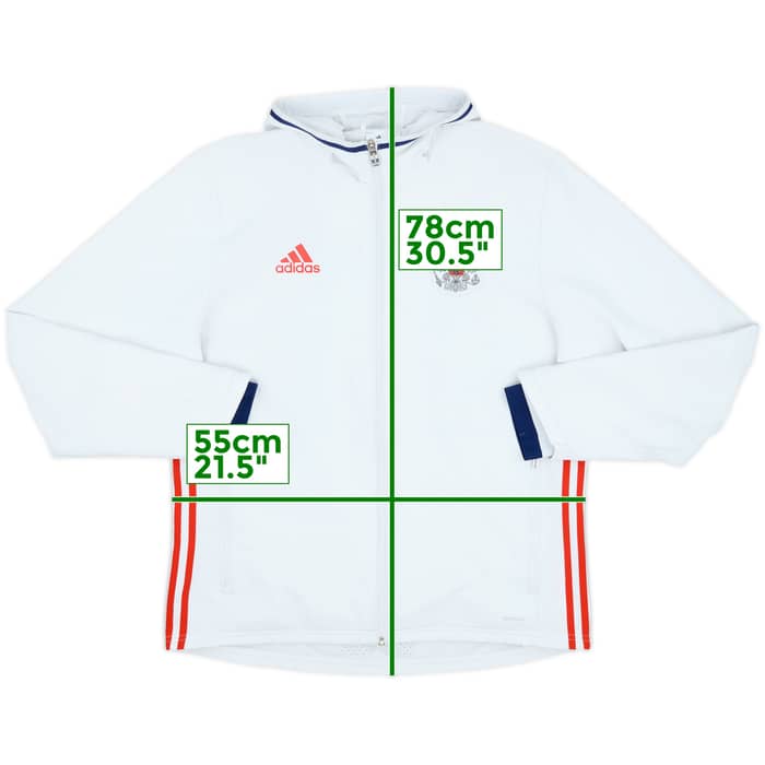 2015-16 Russia adidas Hooded Track Jacket - 7/10 - (L)