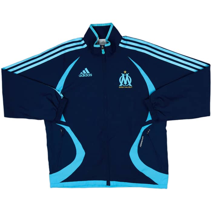 2006-07 Olympique Marseille adidas Track Jacket - 8/10 - (L.Boys)