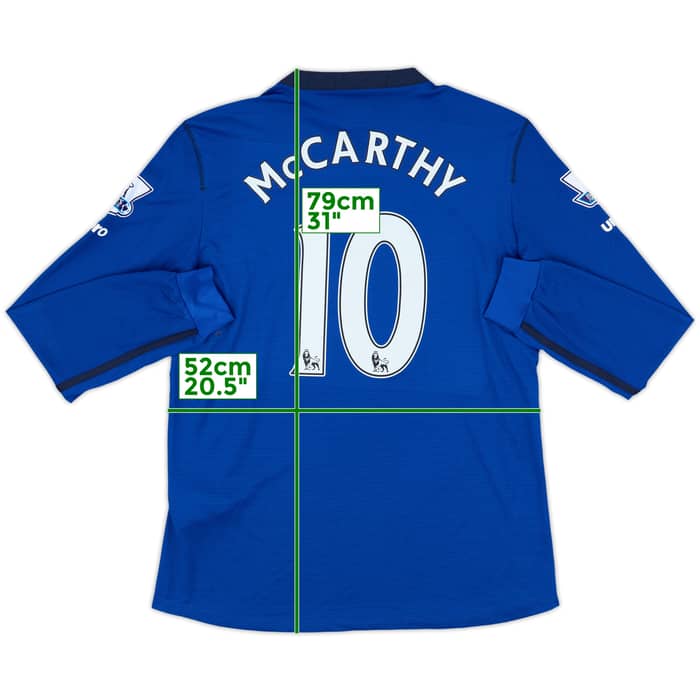 2014-15 Everton Home L/S Shirt McCarthy #10 - 10/10 - (L)