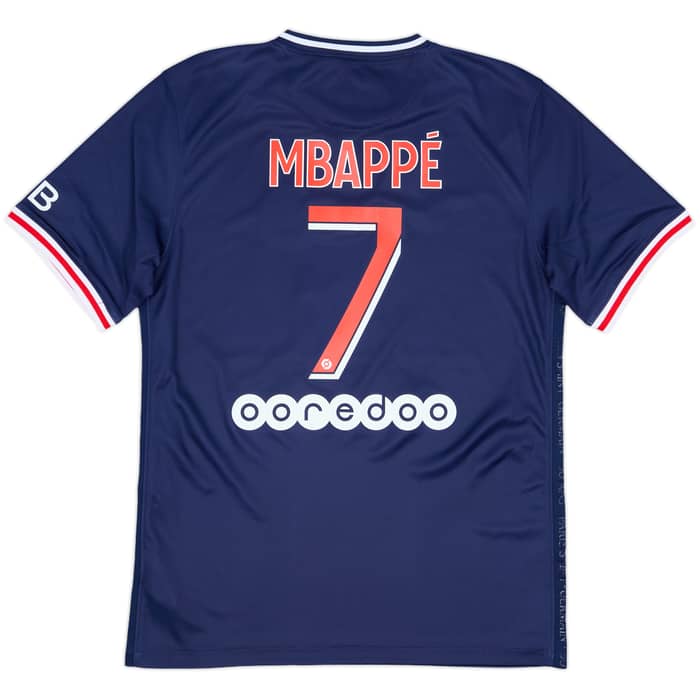 2020-21 Paris Saint-Germain Home Shirt Mbappe #7 (M)