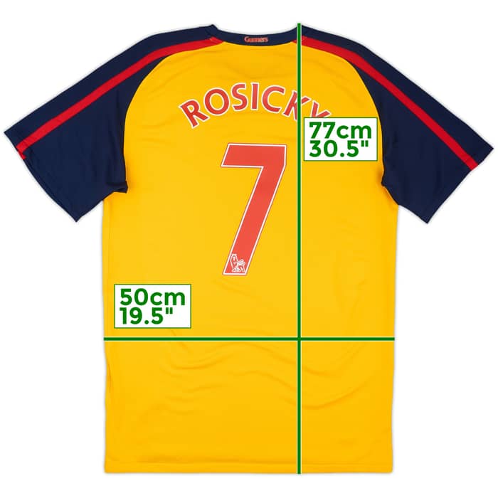 2008-09 Arsenal Away Shirt Rosicky #7 - 10/10 - (M)