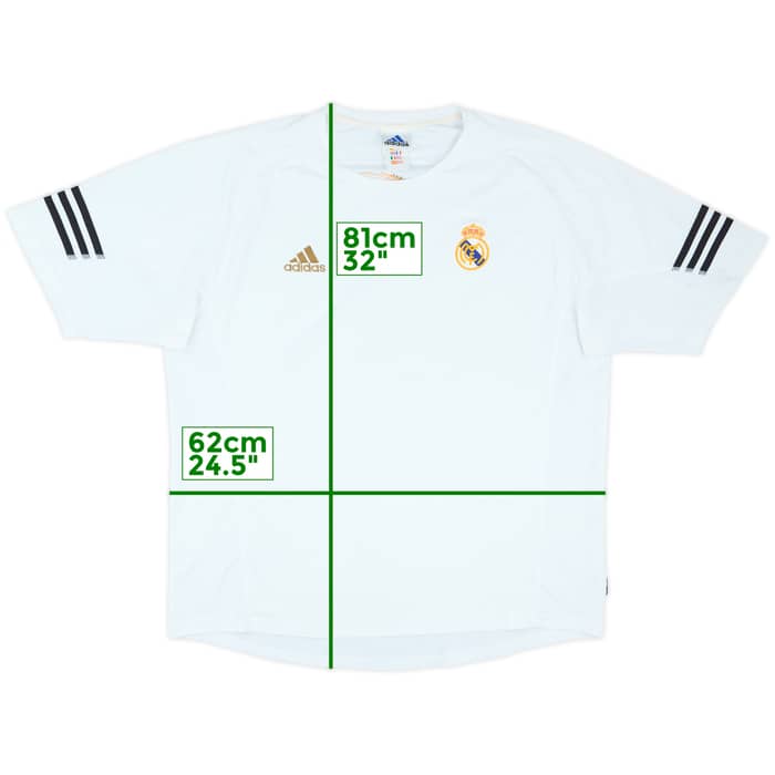 2002-03 Real Madrid adidas Training Shirt - 7/10 - (XXL)