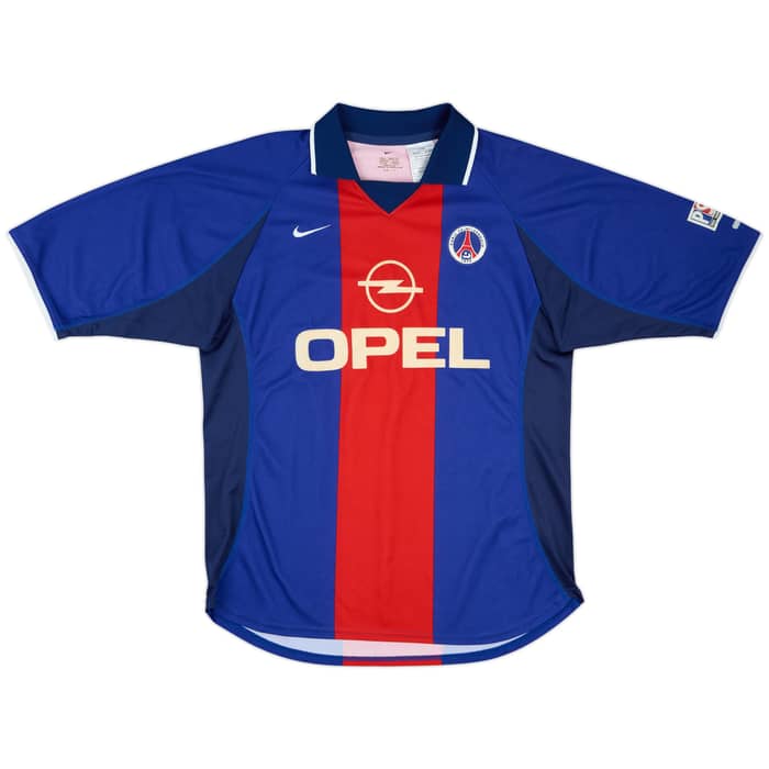 2000-01 Paris Saint-Germain Home Shirt Okocha #10 - 8/10 - (L)