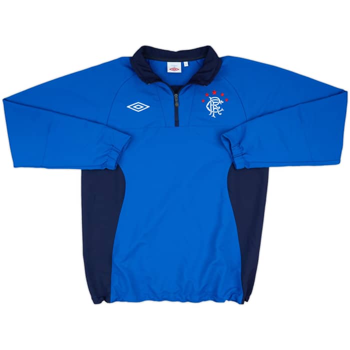2010-11 Rangers Umbro 1/4 Zip Drill Top - 9/10 - (M)