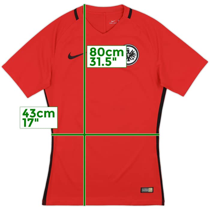 2016-17 Eintracht Frankfurt Player Issue Away Shirt - 8/10 - (S)