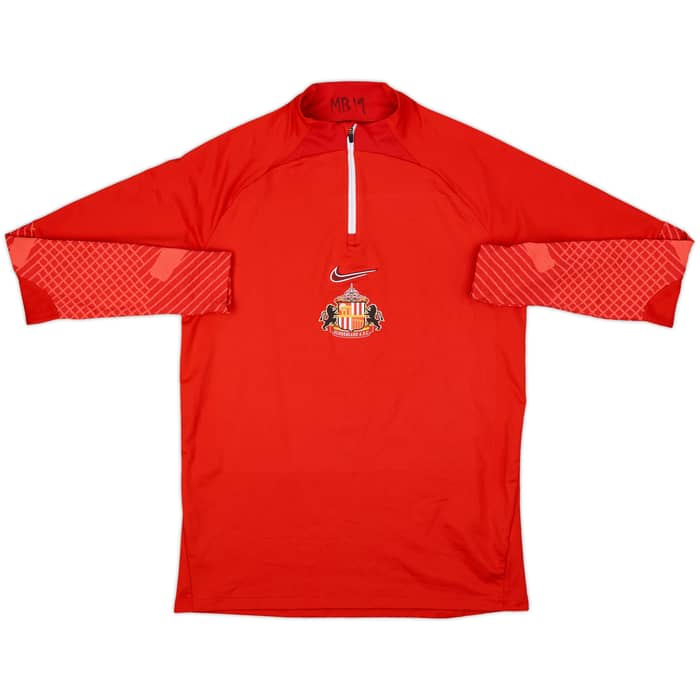 2022-23 Sunderland Nike 1/4 Zip Drill Top - 8/10 - (M)