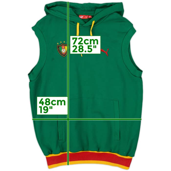 2010-12 Cameroon Puma Hooded Vest - 7/10 - (M)