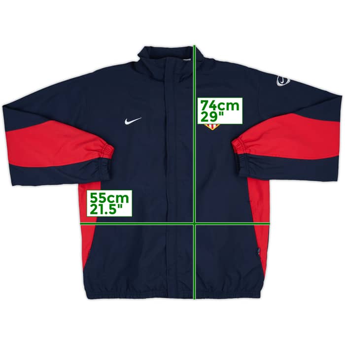 2003-04 Atletico Madrid Nike Track Jacket - 7/10 - (L)