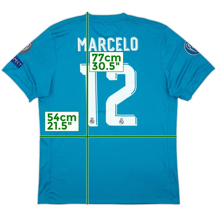 2017-18 Real Madrid 'Final Kyiv 2018' Away Shirt Marcelo #12 (L)