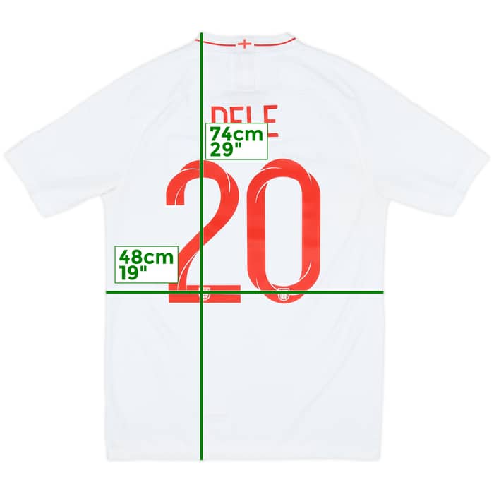 2018-19 England Home Shirt Dele #20 - 7/10 - (M)