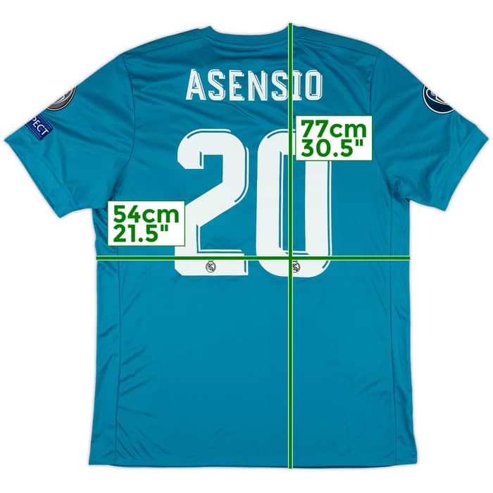 2017-18 Real Madrid Third Shirt Asensio #20 (L)