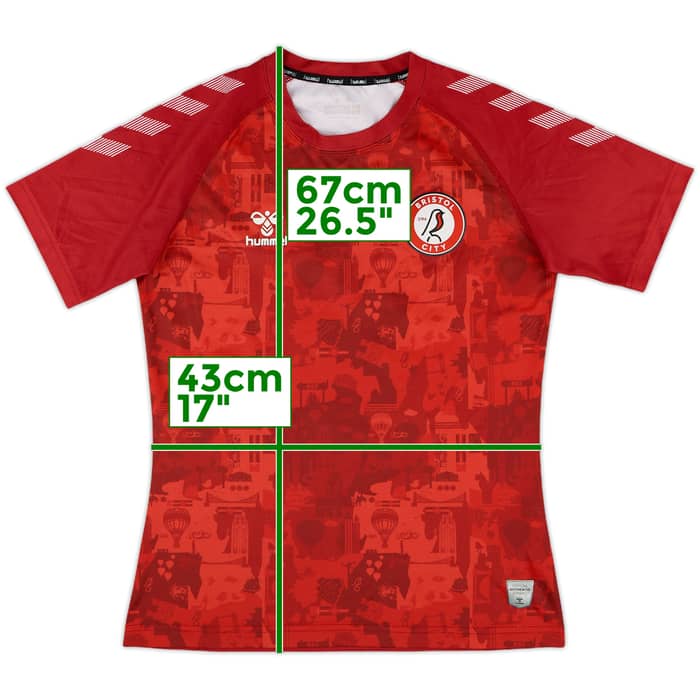 2021-22 Bristol City Hummel Training Shirt - 8/10 - (XL.Boys)