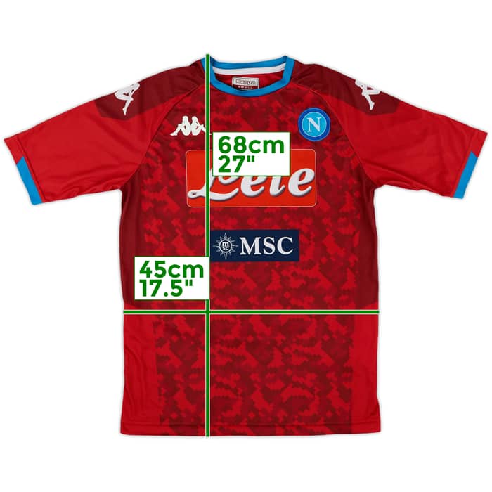 2019-20 Napoli GK S/S Shirt - 7/10 - (S)