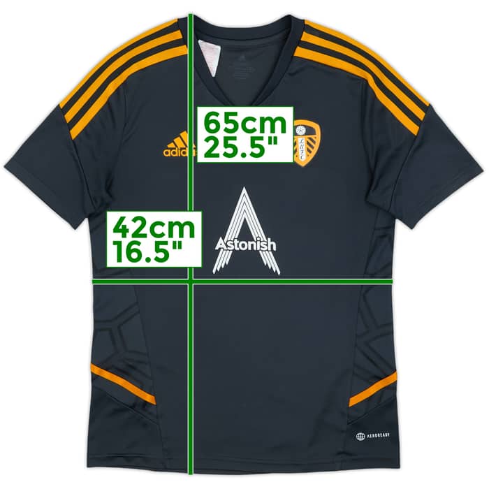 2022-23 Leeds adidas Training Shirt - 10/10 - (L.Boys)
