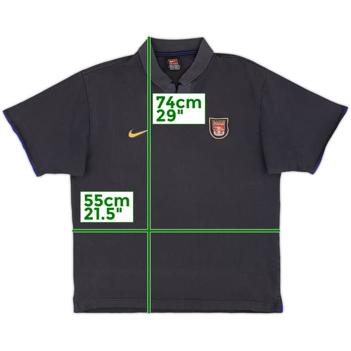 1996-97 Arsenal Nike Polo Shirt - 8/10 - (M)