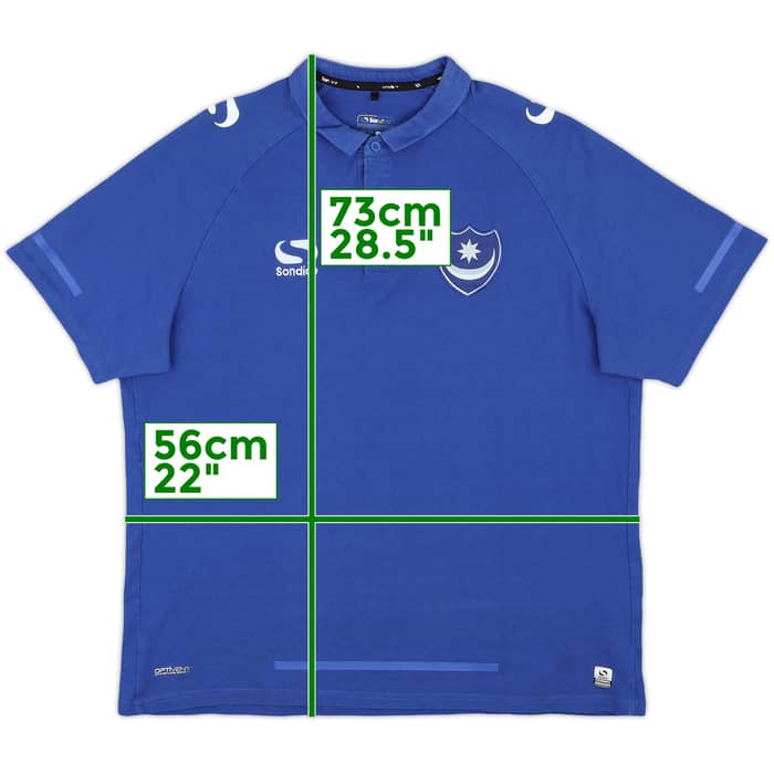 2016-17 Portsmouth Sondico Training Polo - 9/10 - (XL)