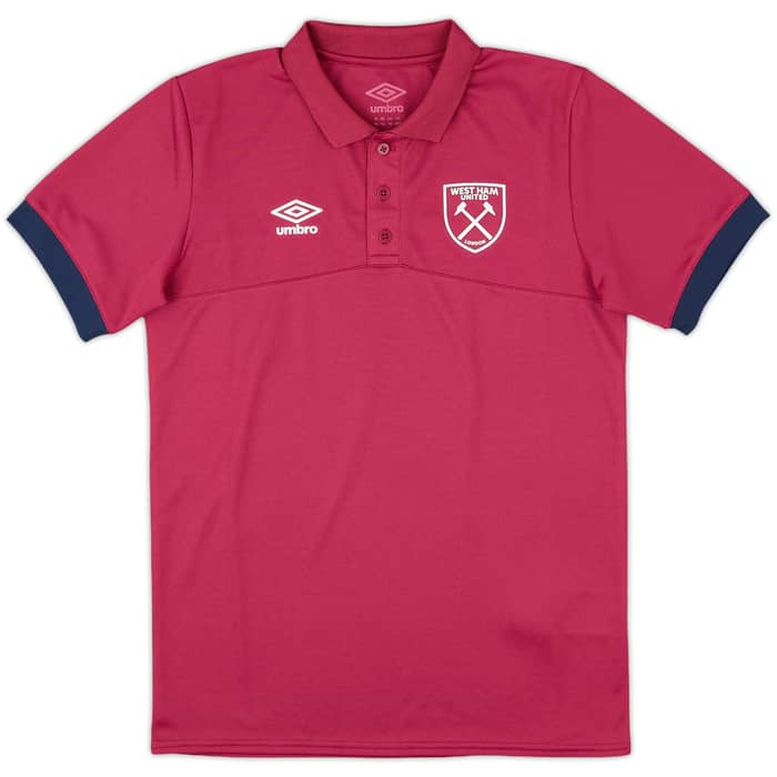 2017-18 West Ham Umbro Polo Shirt - 10/10 - (XL.Boys)