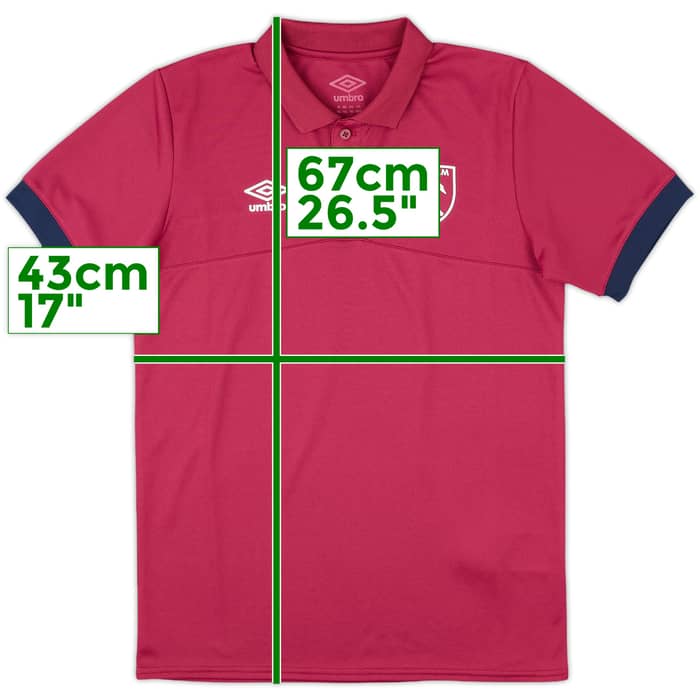 2017-18 West Ham Umbro Polo Shirt - 10/10 - (XL.Boys)