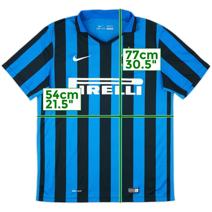 2015-16 Inter Milan Home Shirt - 8/10 - (L)