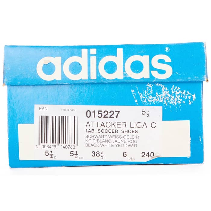 1998 adidas Attacker Liga Football Boots *In Box* FG 5½