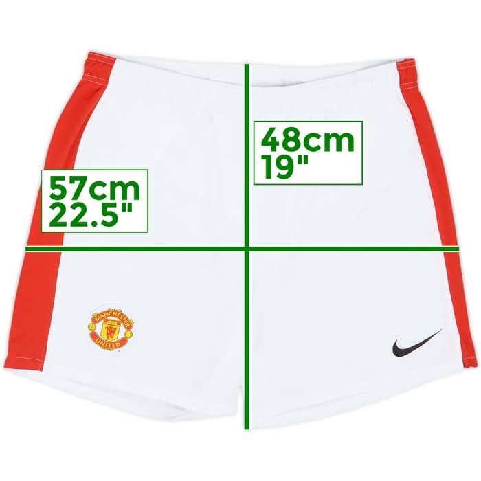2009-10 Manchester United Home Shorts - 7/10 - (M)