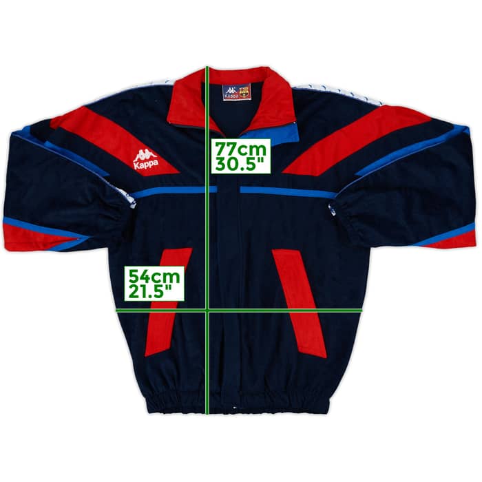 1995-97 Barcelona Kappa Track Jacket - 8/10 - (XL)