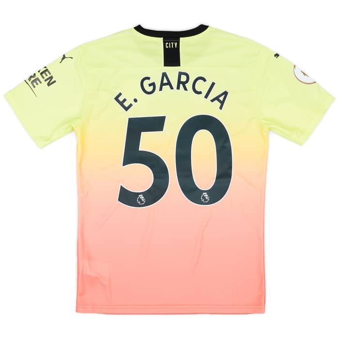 2019-20 Manchester City Match Issue Third Shirt E. Garcia #50