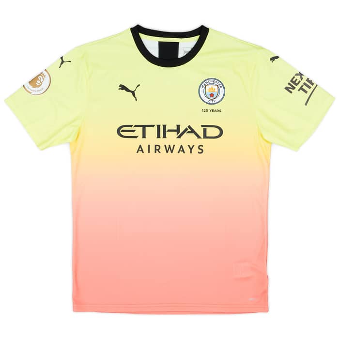 2019-20 Manchester City Match Issue Third Shirt Laporte #14