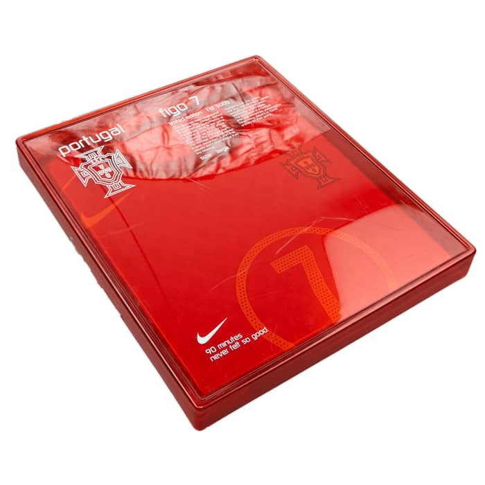 2004-06 Portugal Limited Edition Player Issue Home Shirt 2151/5000 Figo #7 (L)