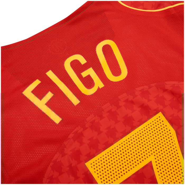 2004-06 Portugal Limited Edition Player Issue Home Shirt 2151/5000 Figo #7 (L)