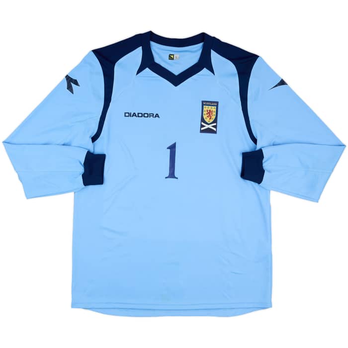 2008-09 Scotland Match Issue GK Shirt #1