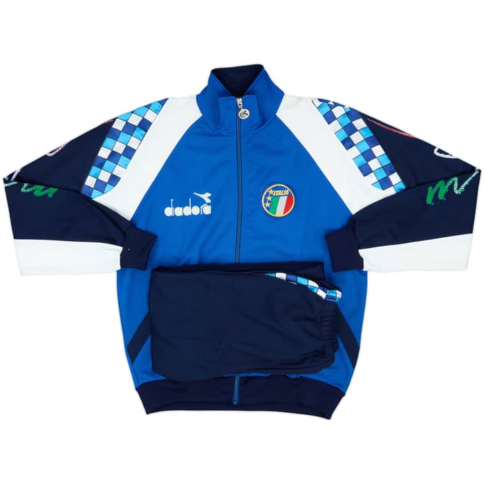1990 Italy Diadora Full Tracksuit - 10/10 - (XL)