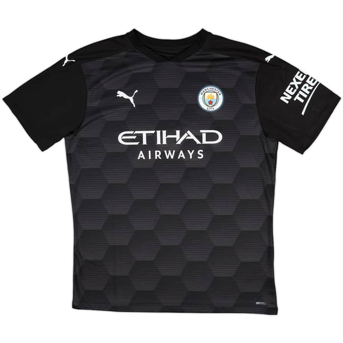 2020-21 Manchester City Match Issue FA Cup GK Shirt Ederson M. #31