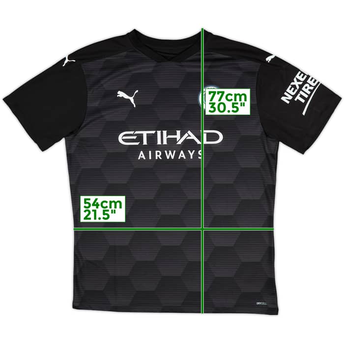 2020-21 Manchester City Match Issue FA Cup GK Shirt Ederson M. #31