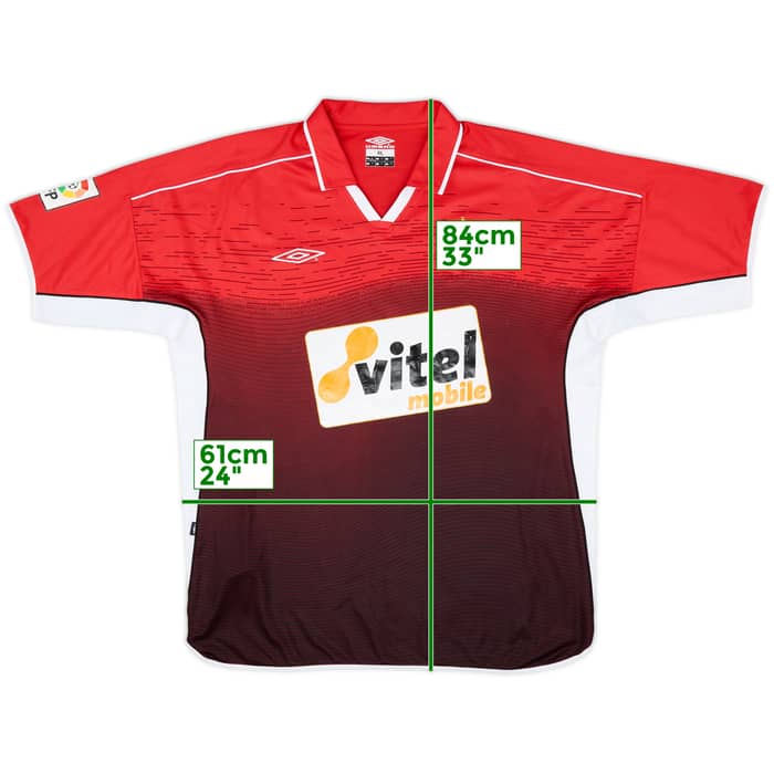 2002-03 Espanyol Away Shirt Soldevilla #5 - 6/10 - (XL)