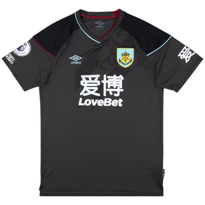 2020-21 Burnley Match Issue Away Shirt Stephens #16