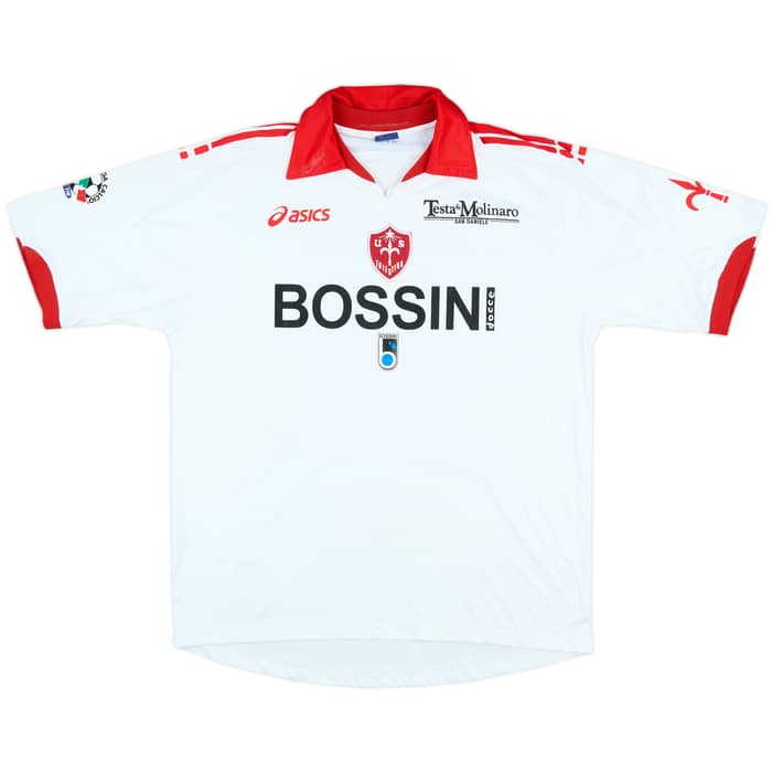 2007-08 Triestina Match Issue Away Shirt Graffiedi #20