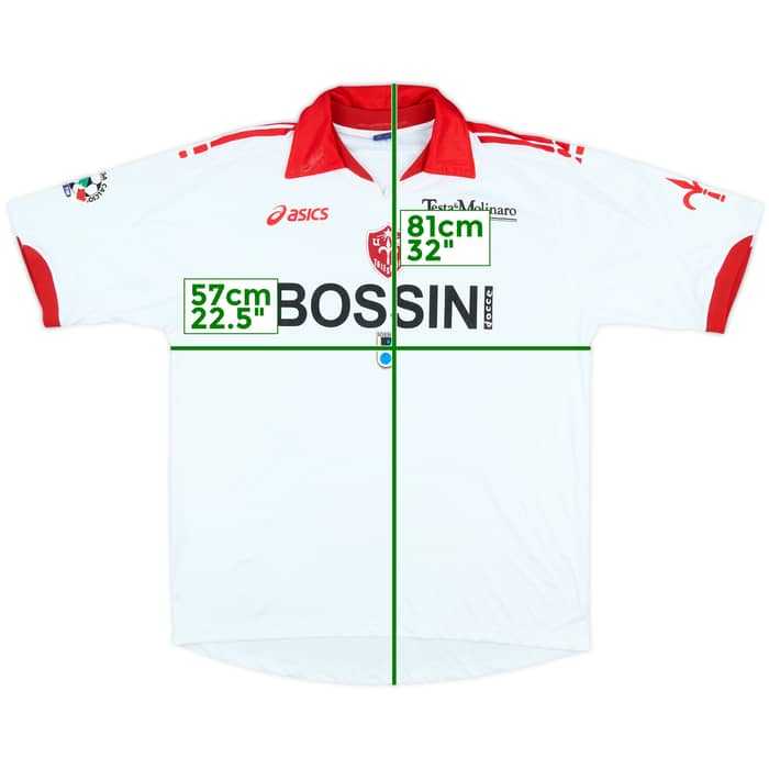 2007-08 Triestina Match Issue Away Shirt Graffiedi #20