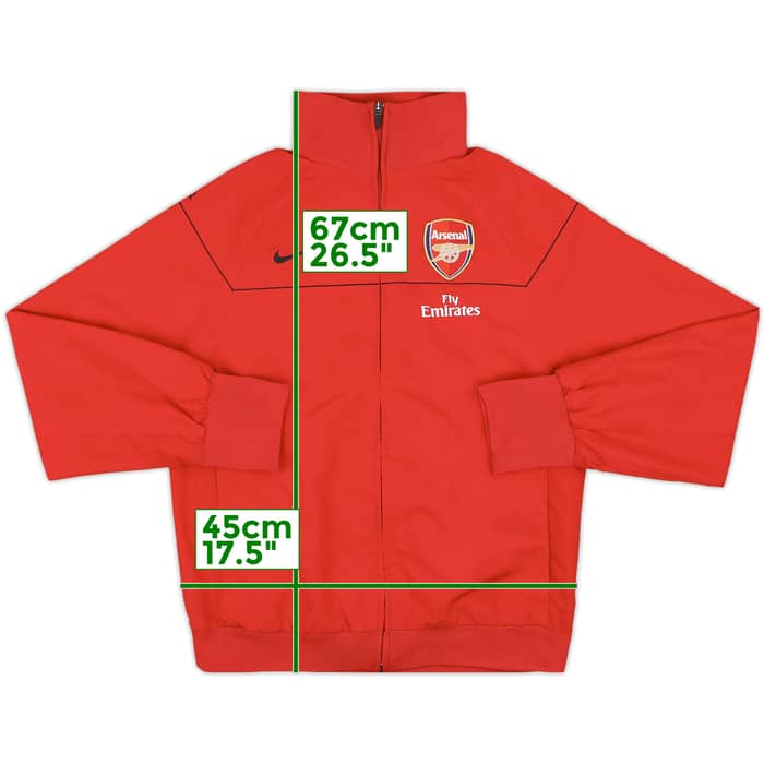 2008-09 Arsenal Nike Track Jacket - 9/10 - (S)
