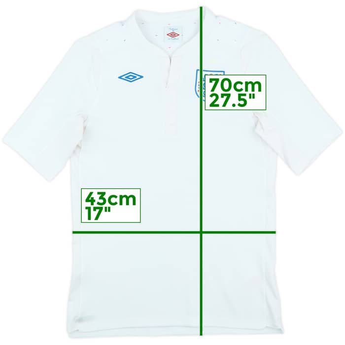 2010-11 England Home Shirt - 8/10 - (Women's S)