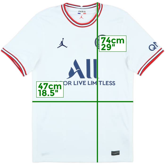 2021-22 Paris Saint-Germain Fourth Shirt Messi #30 - 9/10 - (S)