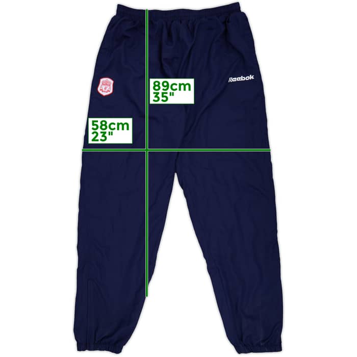 2000-02 Liverpool Reebok Track Pants/Bottoms - 9/10 - (XL)