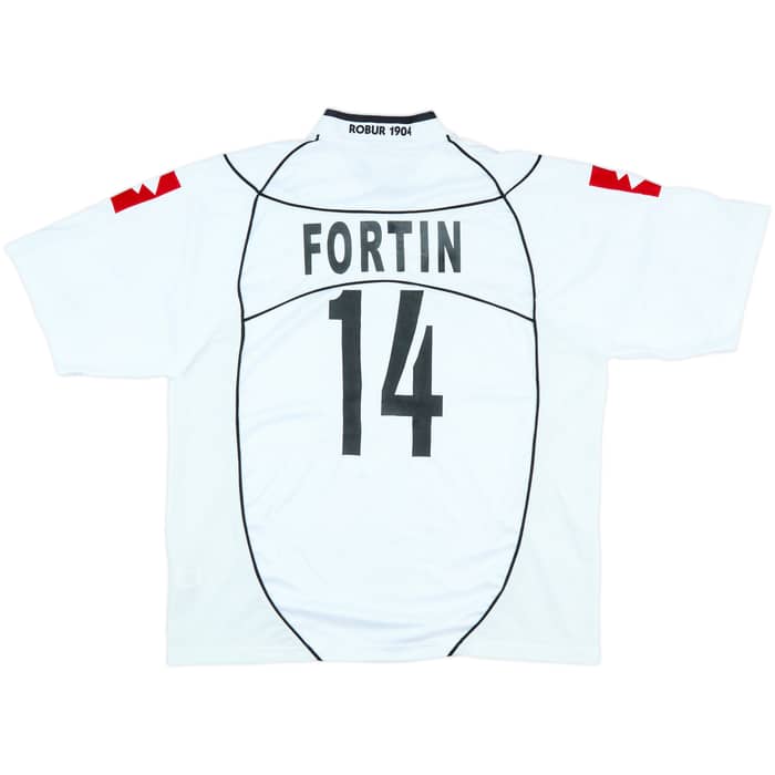 2003-04 Siena Match Issue Away/GK Shirt Fortin #14
