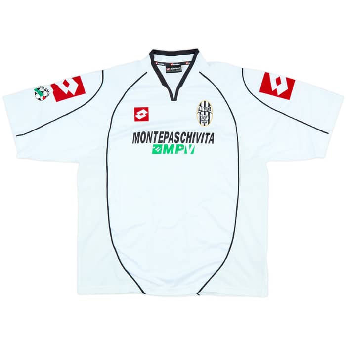 2003-04 Siena Match Issue Away/GK Shirt Fortin #14