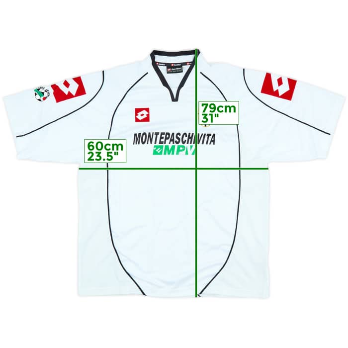 2003-04 Siena Match Issue Away/GK Shirt Fortin #14