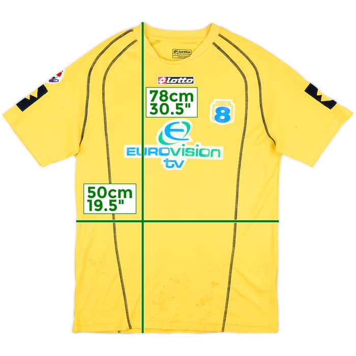 2005-06 Pescara Match Issue Third Shirt Zoppetti #3